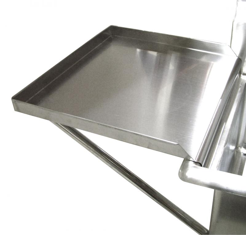 24″ x 24″ Removable Stainless Steel Drainboard for 24″ x 24″ Tub Sink, 18 Gauge