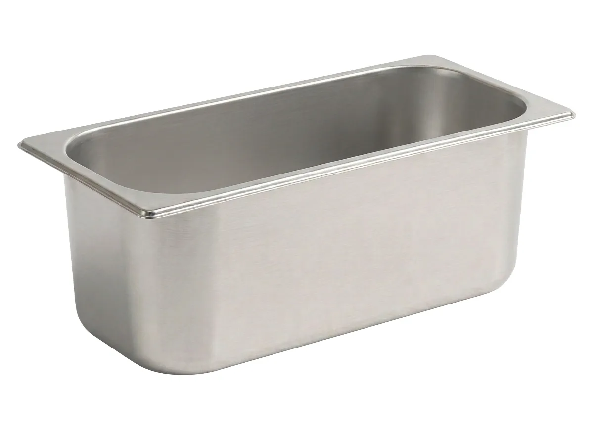 Omcan 5.9 Liter Stainless Steel Gelato Pan
