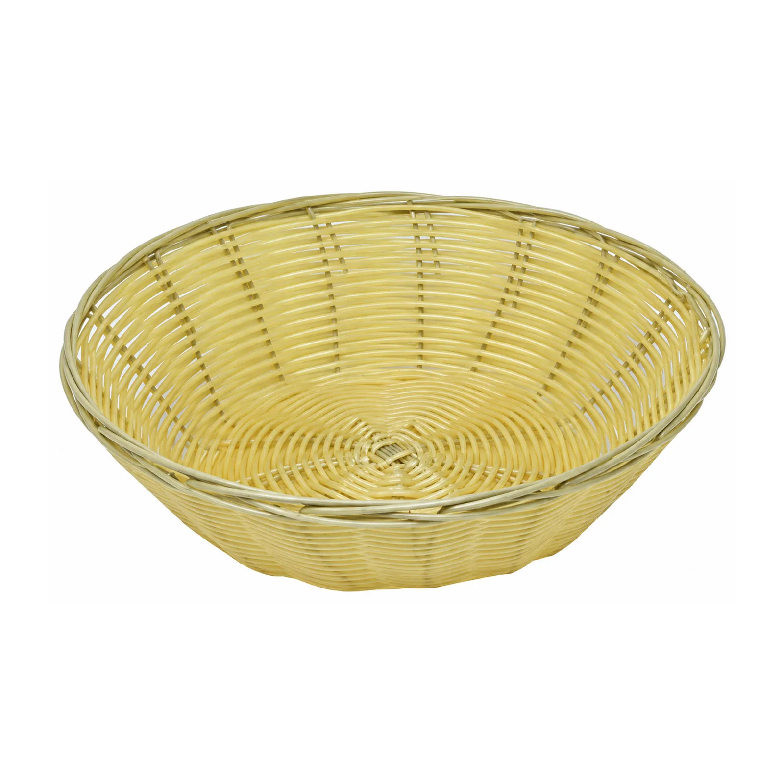Round Natural Woven Basket 9″ x 2.75″