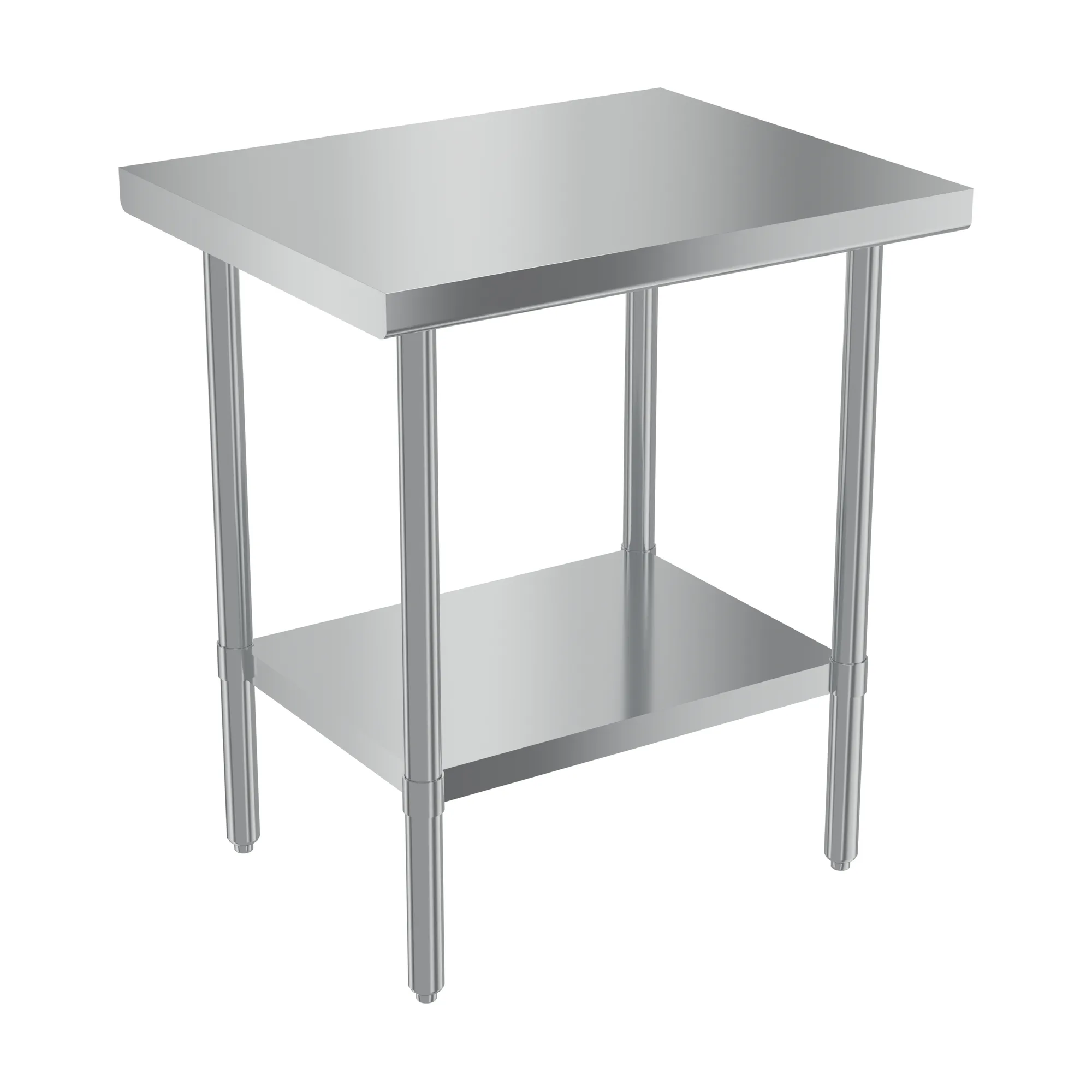 24″ x 30″ 20 Gauge 430 All Stainless Steel Worktable