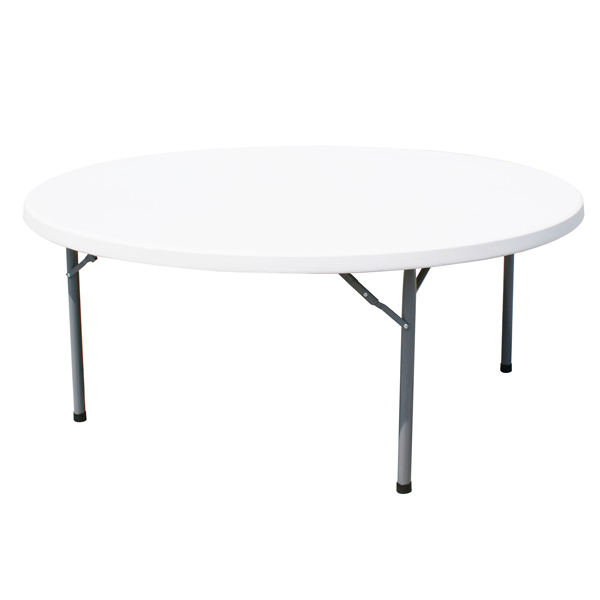 71-inch Solid Round Folding Table