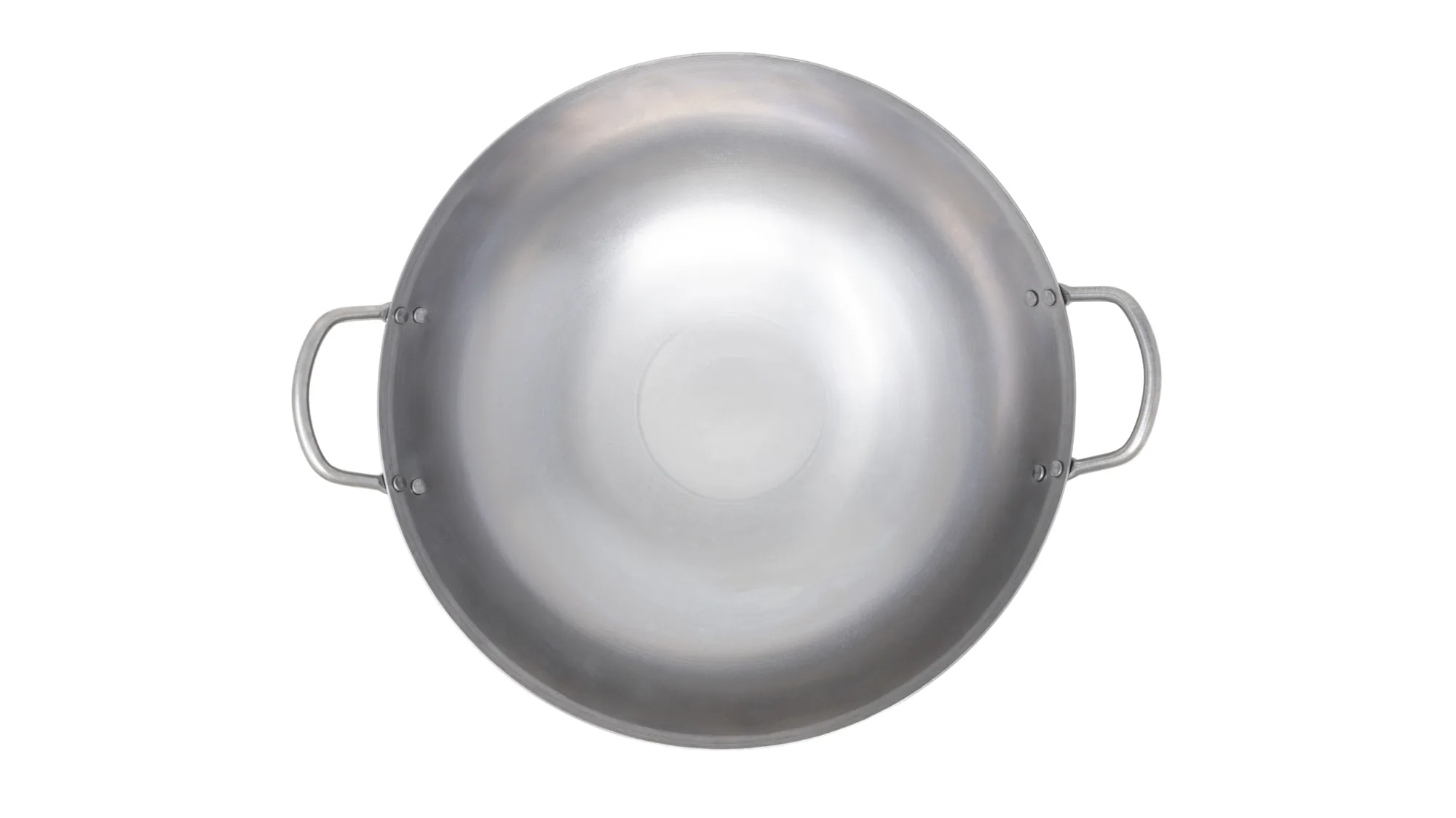 16″ Iron Double Ear Cantonese Wok