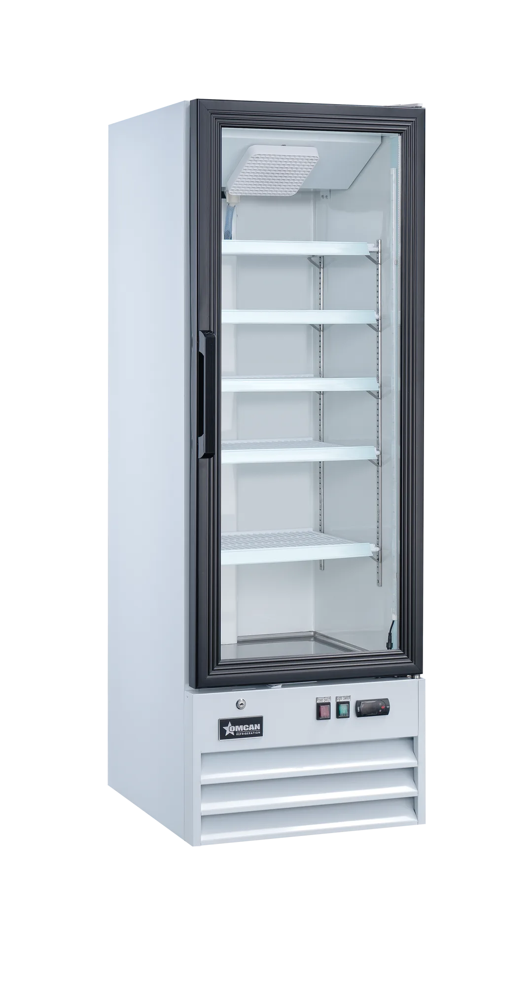 22″ One (1) Glass Door Display Refrigerator, 9.1 cu. ft. (257 L), White