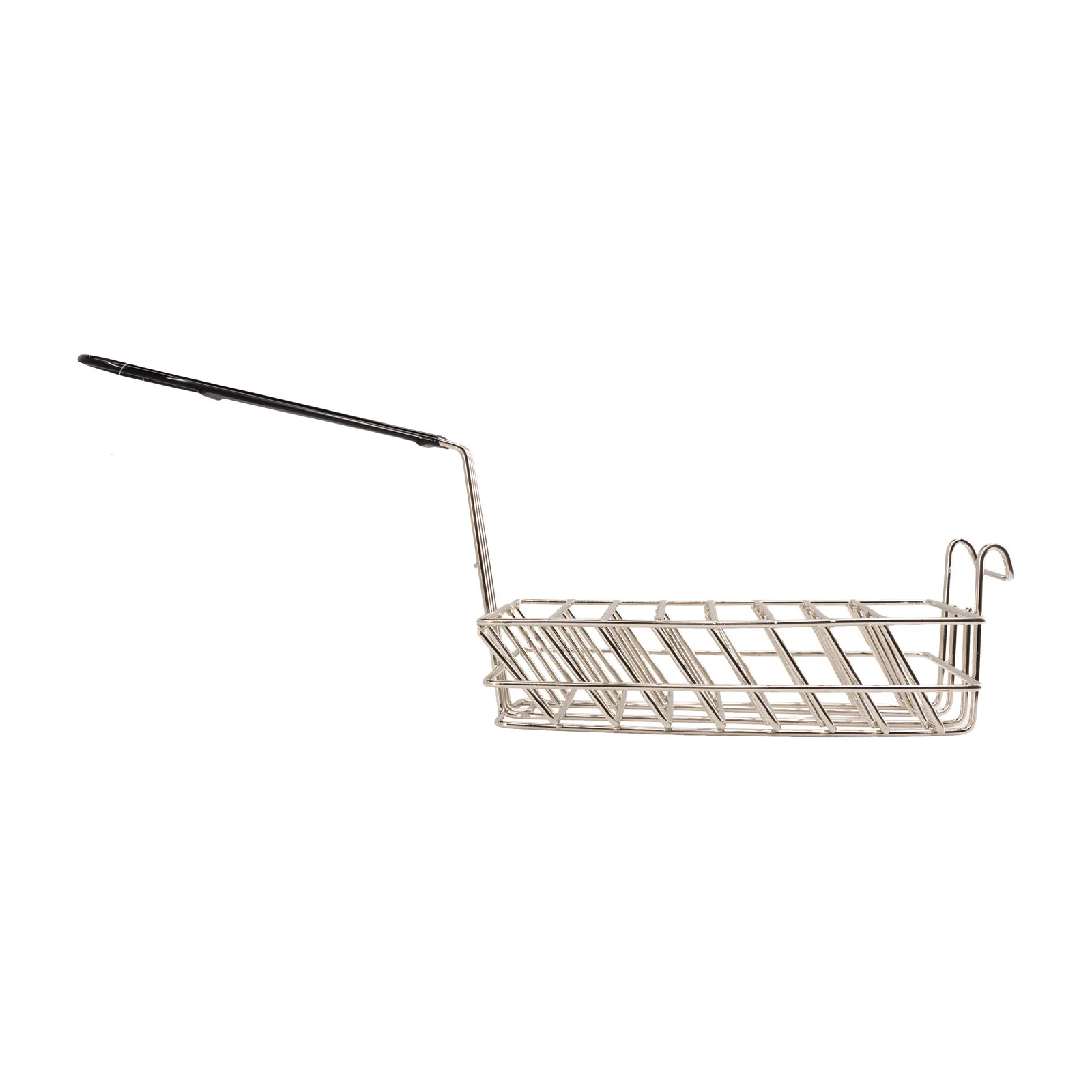 12 1/4″ x 5 3/4″ x 3 1/4″ 8-Slot Specialty Fry Basket with 10 1/2″ Long Handle