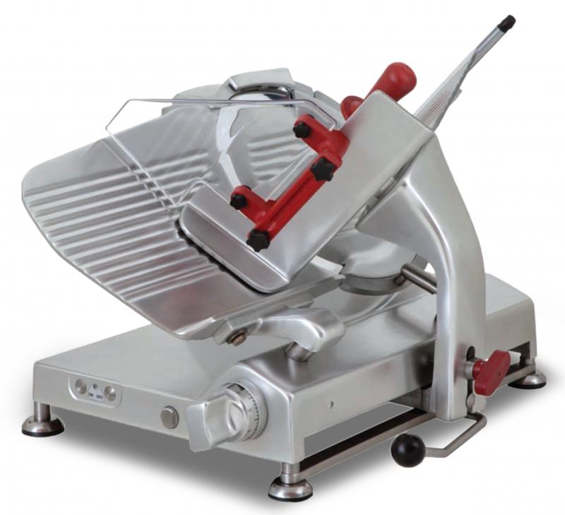 Omas 13″ Blade Gear-Driven Heavy-Duty Slicer with Plexiglass Protection | Trento – 0.47 HP, 120 V