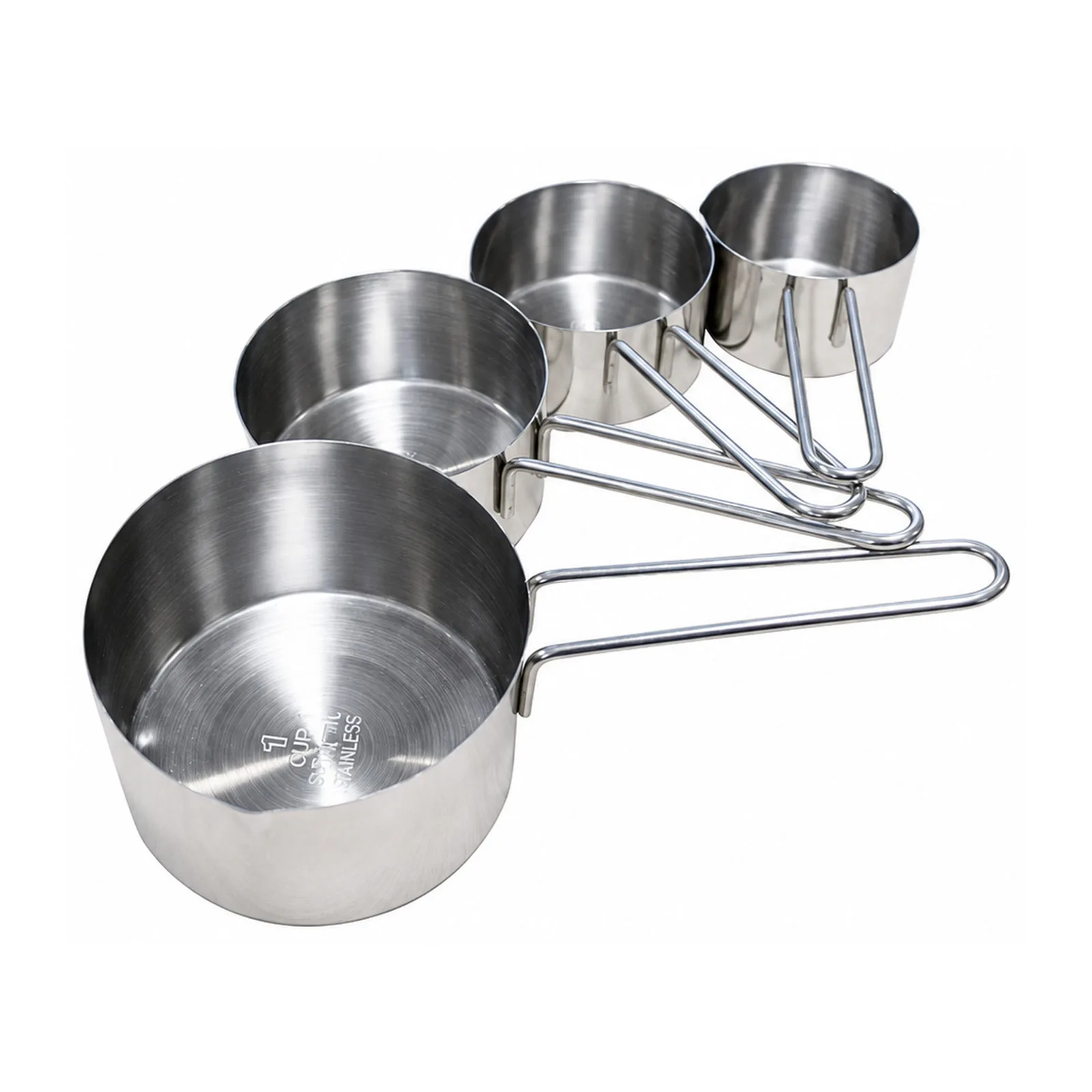 Stainless Steel Measuring Cup Set – 4 pcs/set