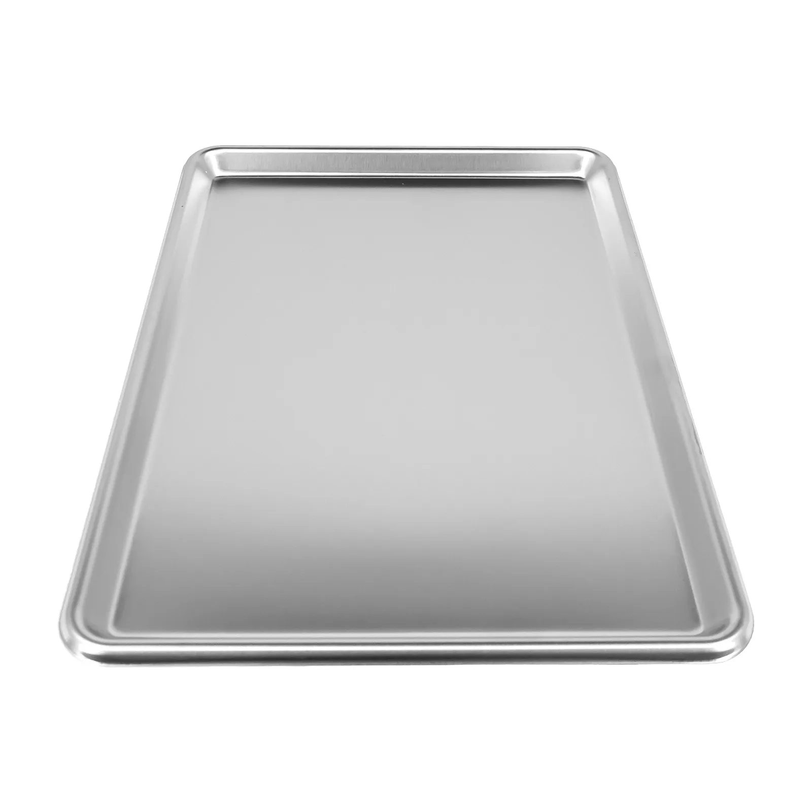 Stainless Steel 20 Gauge 1/2-Size (13″ x 18″) Bun Pan / Sheet Pan with Open Bead