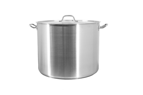 80 QT Stainless Steel Stock Pot with Cover