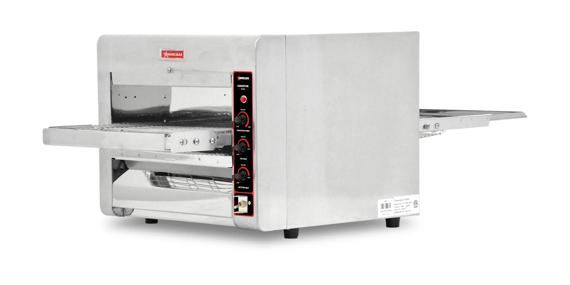 Conveyor Toaster Oven with 14″ Belt – 3.6 kW, 240 V, 1 Ph