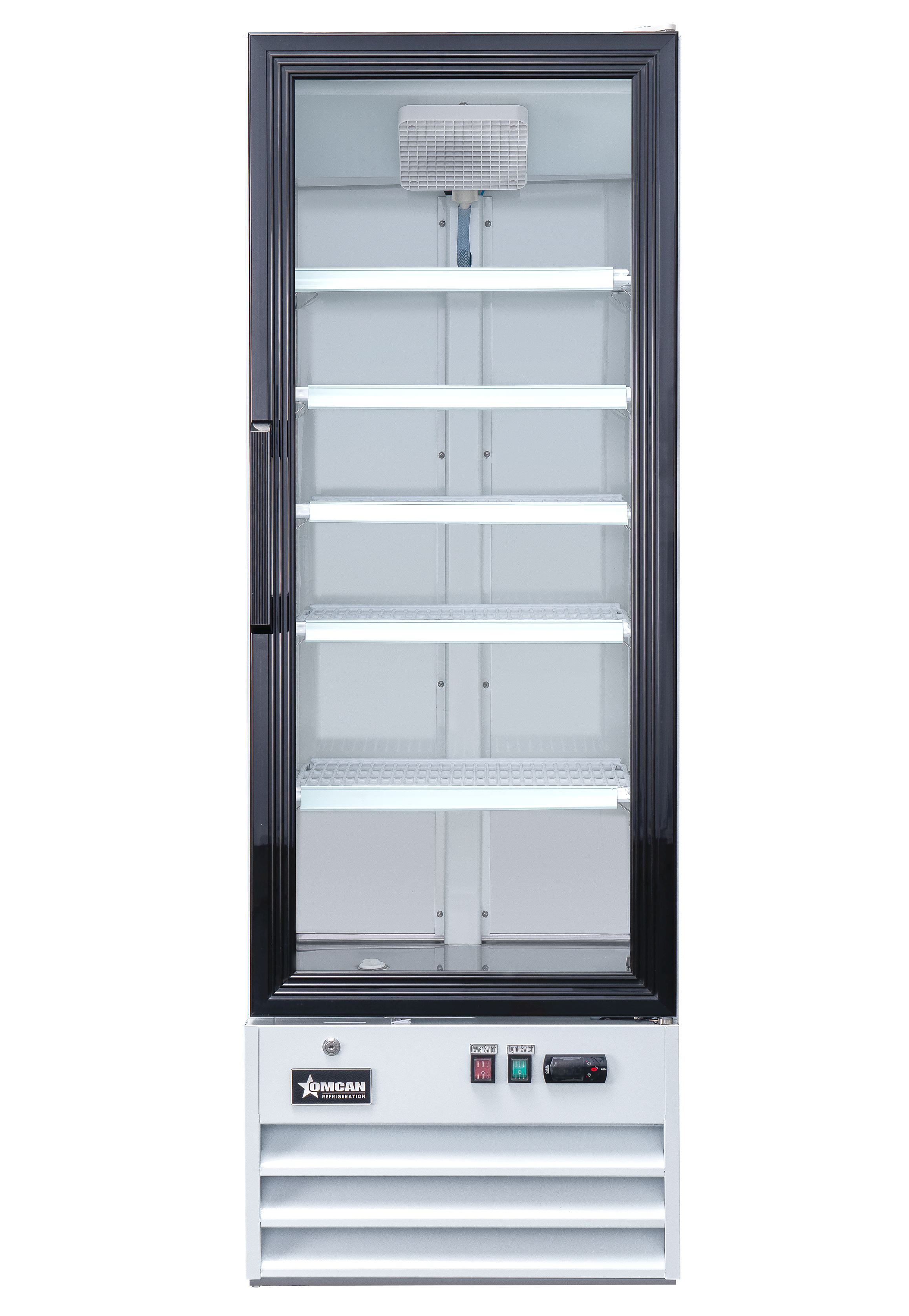 22″ One (1) Glass Door Display Refrigerator, 9.1 cu.ft. (257 L), White