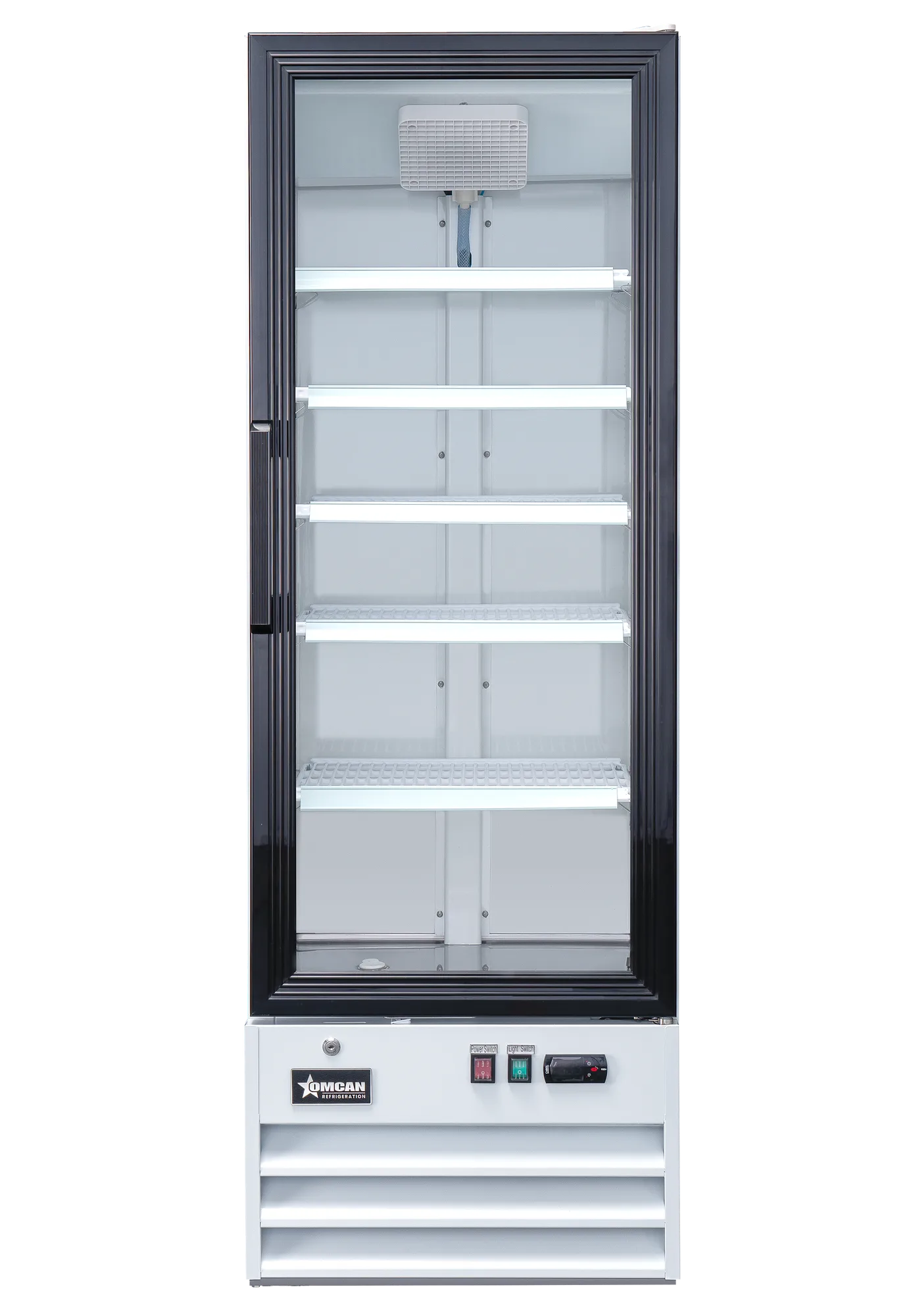 22″ One (1) Glass Door Display Refrigerator, 9.1 cu. ft. (257 L), White