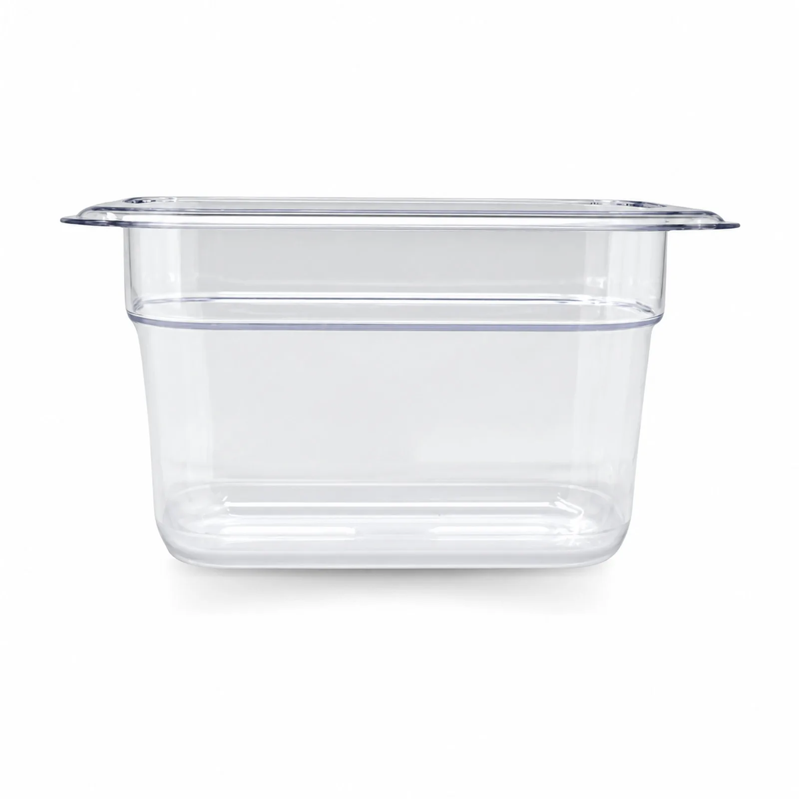 GN 1/9 Ninth-size Polycarbonate Clear Food Pan, 4″ Deep