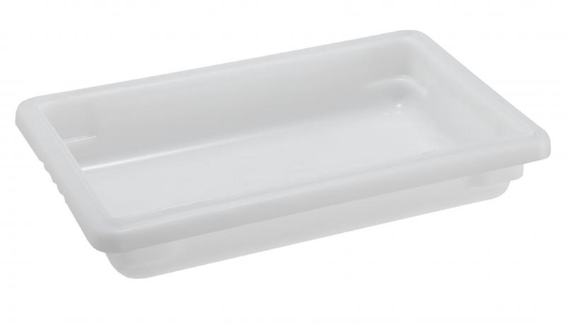 12″ x 18″ x 3.5″ Polypropylene White Rectangular Food Storage Container