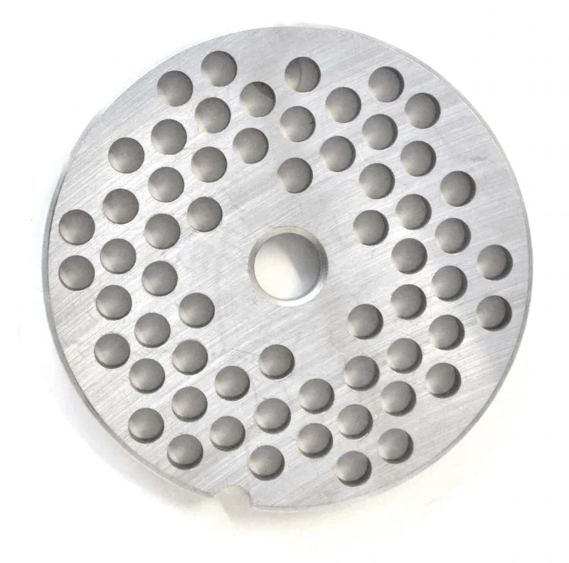 European Style #22 stainless steel plate, hubless, 6 mm (1/4″) – one notch / round