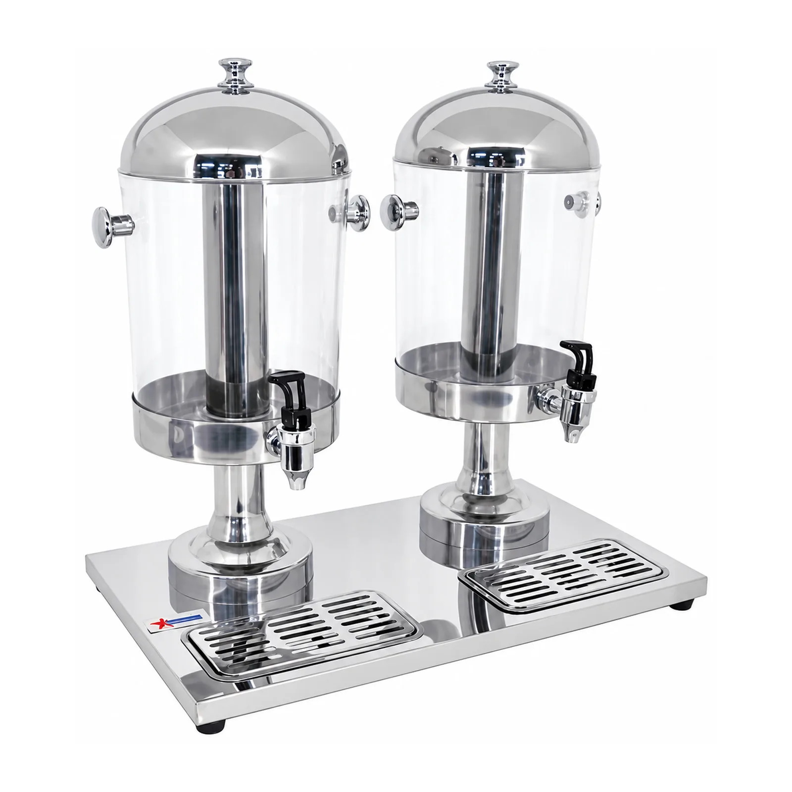 2 x 8 qt Double Ice-Cooled Juice Dispenser