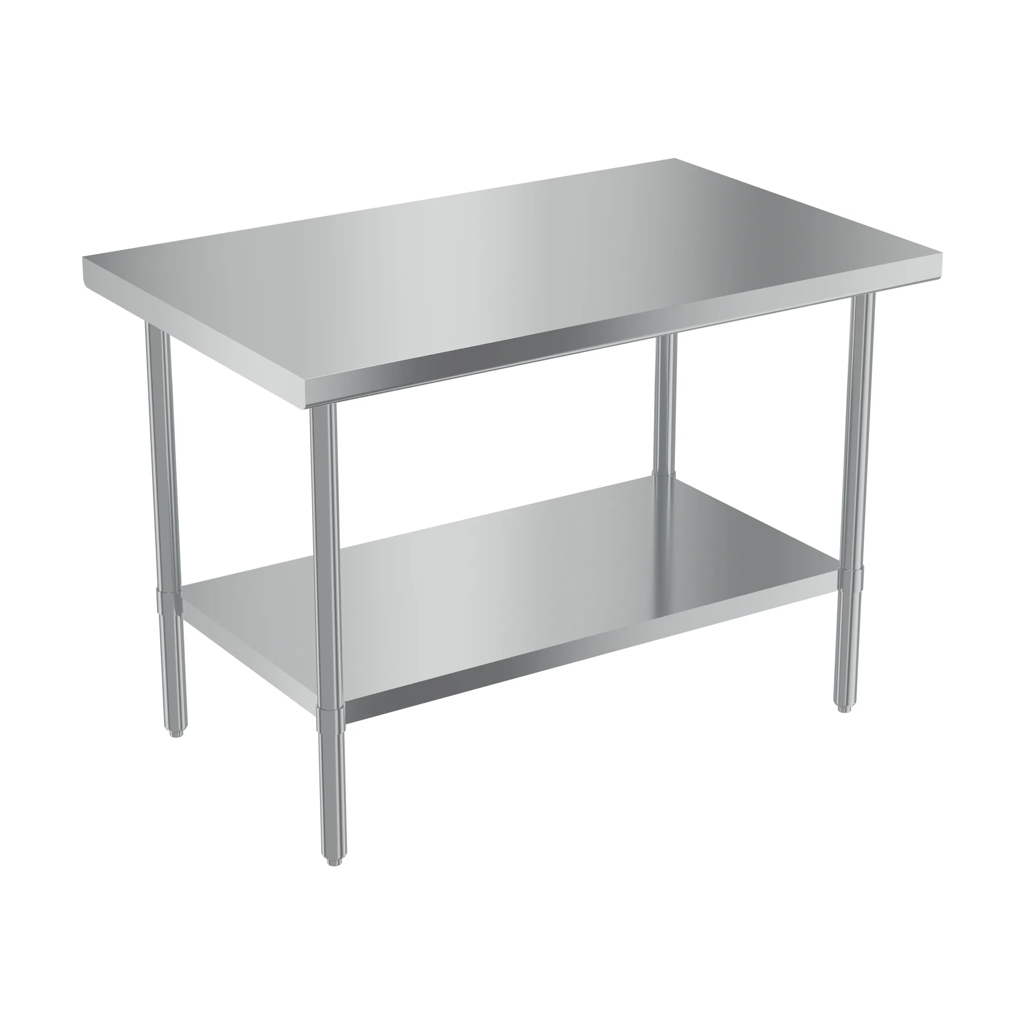 30″ x 48″ 20 Gauge 430 All Stainless Steel Work Table