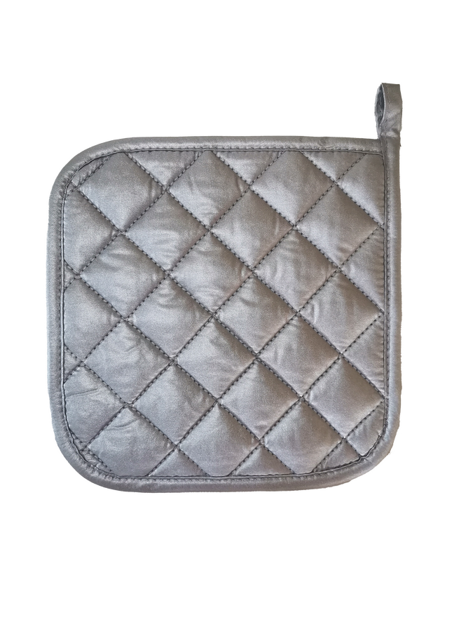 8” x 8” Silver-Coated Cotton Pot Holder