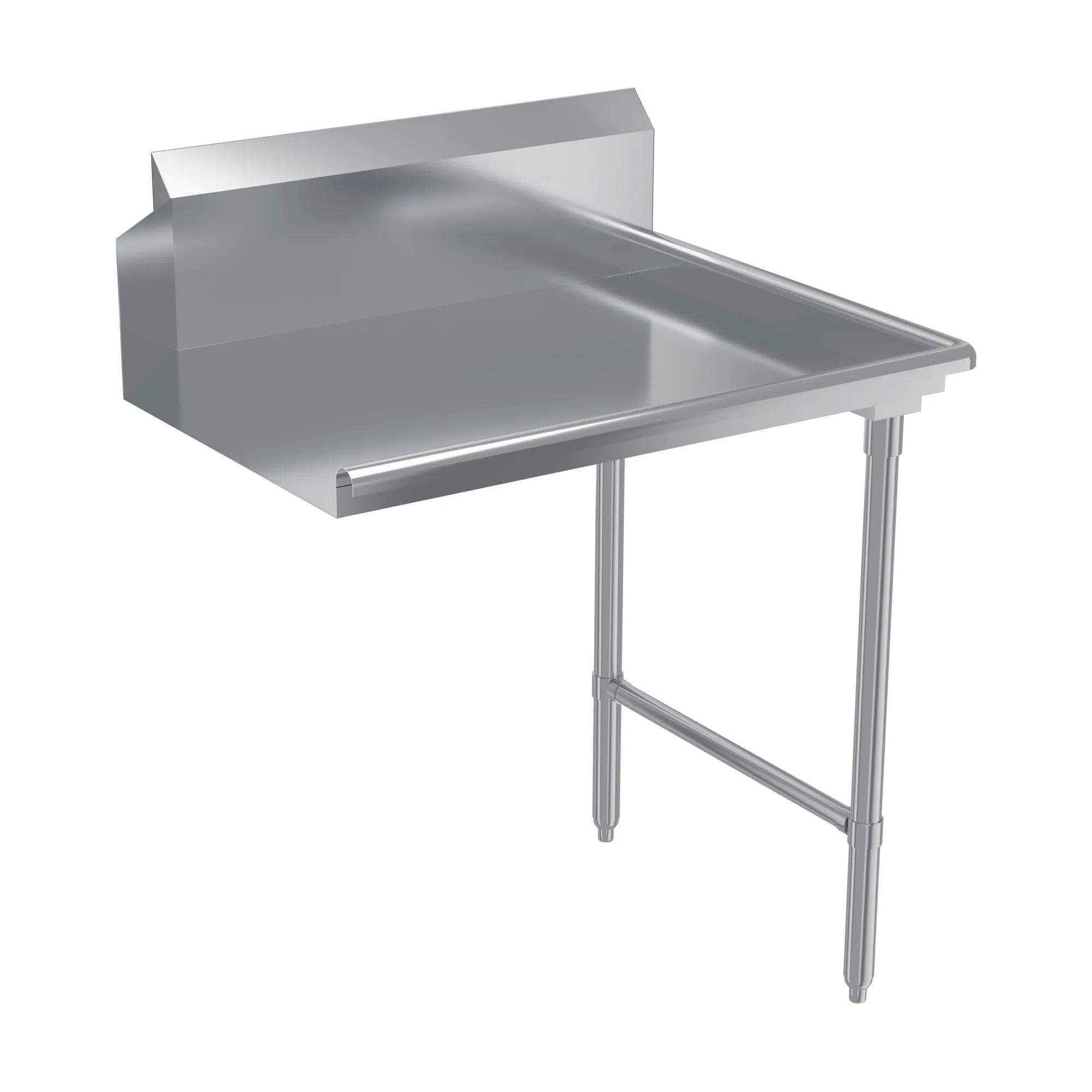 36″ 18 Gauge 304 Stainless Steel Clean Dish Table – Right Side