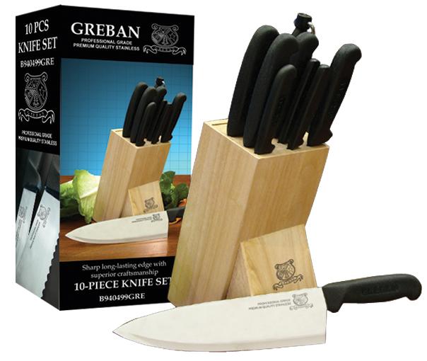 Premium Knife Set with Block