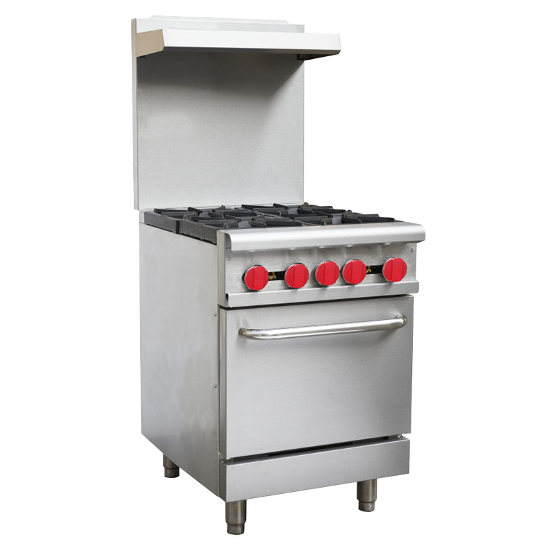 24″ Commercial Gas Range 4 Burners and Standard Oven 151,000 BTU – Liquid Propane