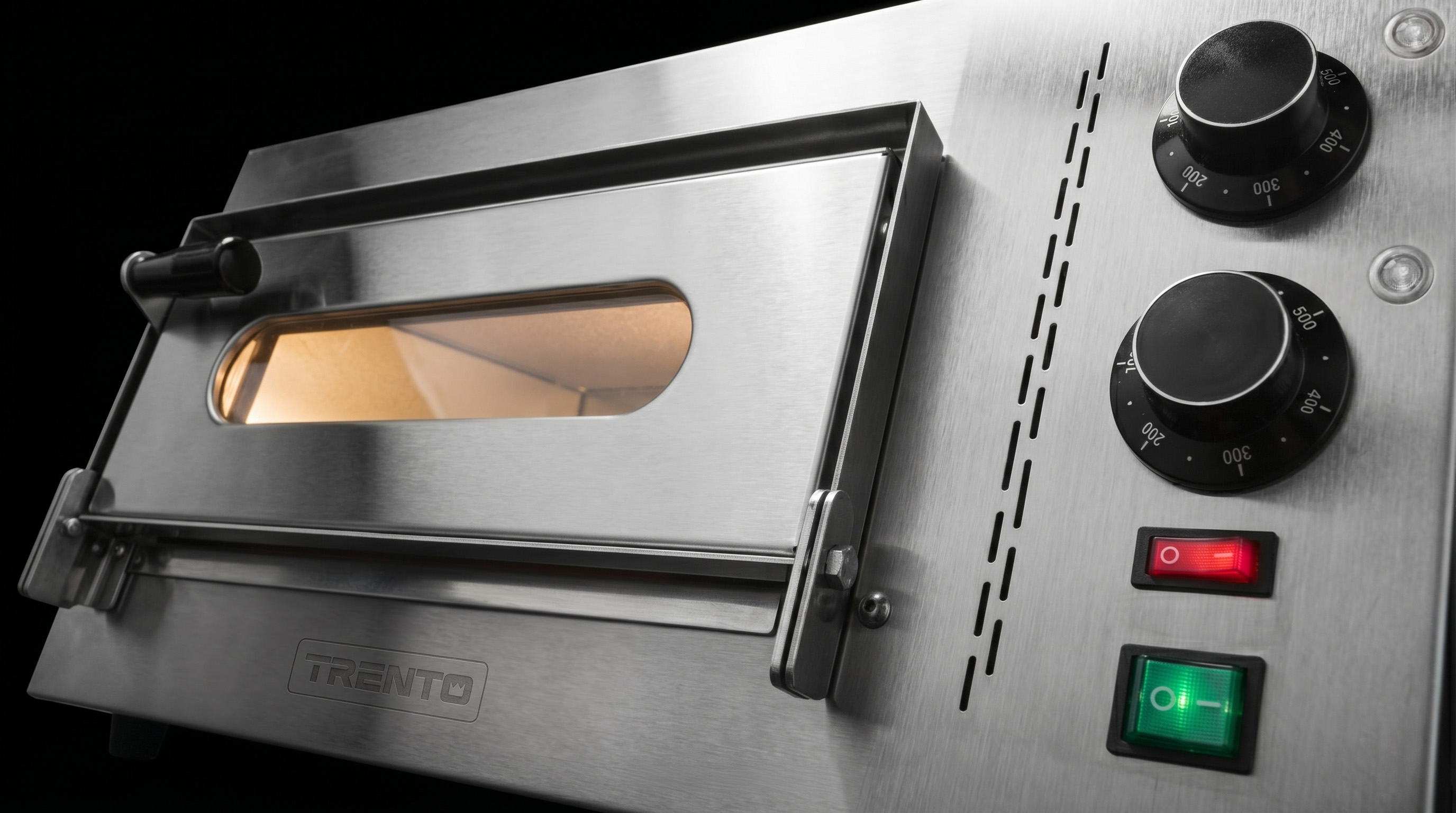Trento Compact Series 23″ Single Chamber Pizza Oven with 13.75″ Chamber – 2.20 kW, 230 V, 1 Ph