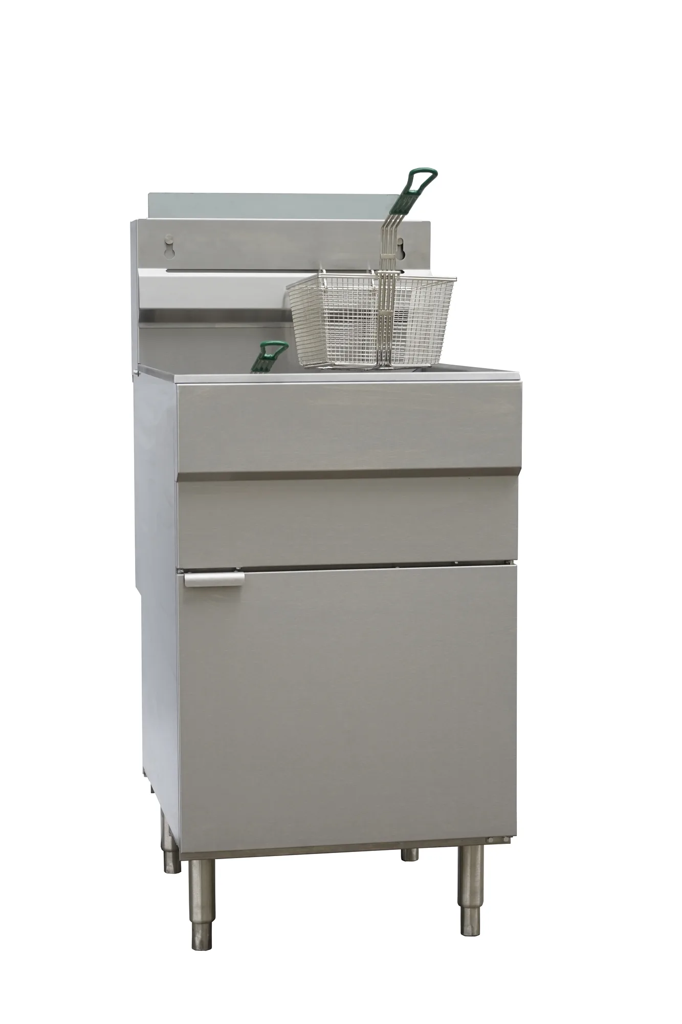 65-70 lb Natural Gas Floor Fryer – 150,000 BTU