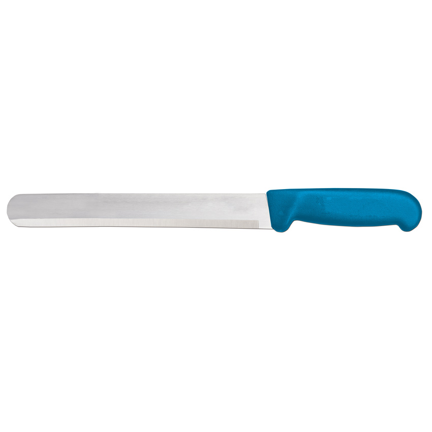 12-inch Slicer Straight Knife with Blue Polypropylene Handle