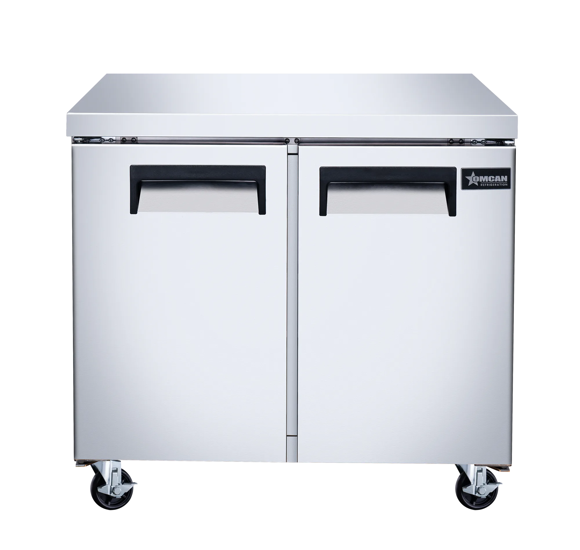 36″ Two (2) Door Undercounter Refrigerator, 8.7 cu. ft. (246 L), Stainless Steel