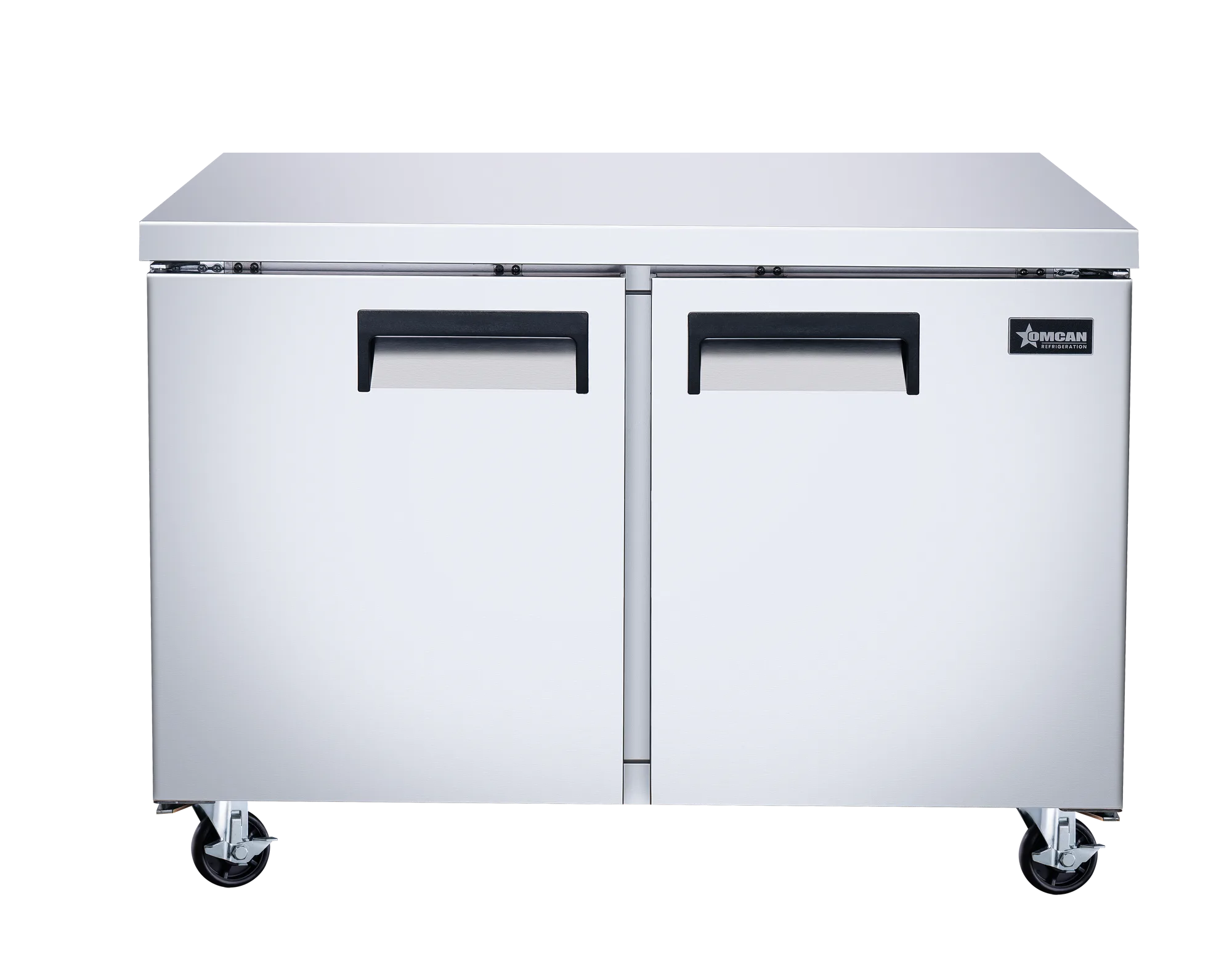 48″ Two (2) Door Undercounter Freezer, 12 cu. ft. (338 L), Stainless Steel