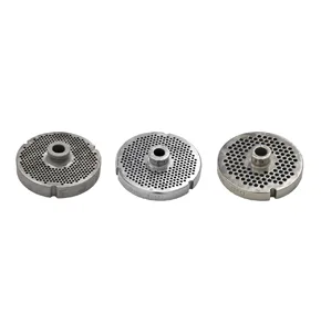 Stainless Steel #32 machine plate with hub 6 mm (1/4″) – three notches / round