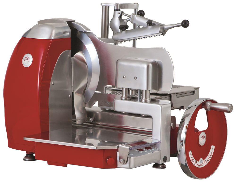 Omas 14.5″ Volano Semi-Automatic Meat Slicer Standard Flywheel | Trento – 120 V, 1 HP