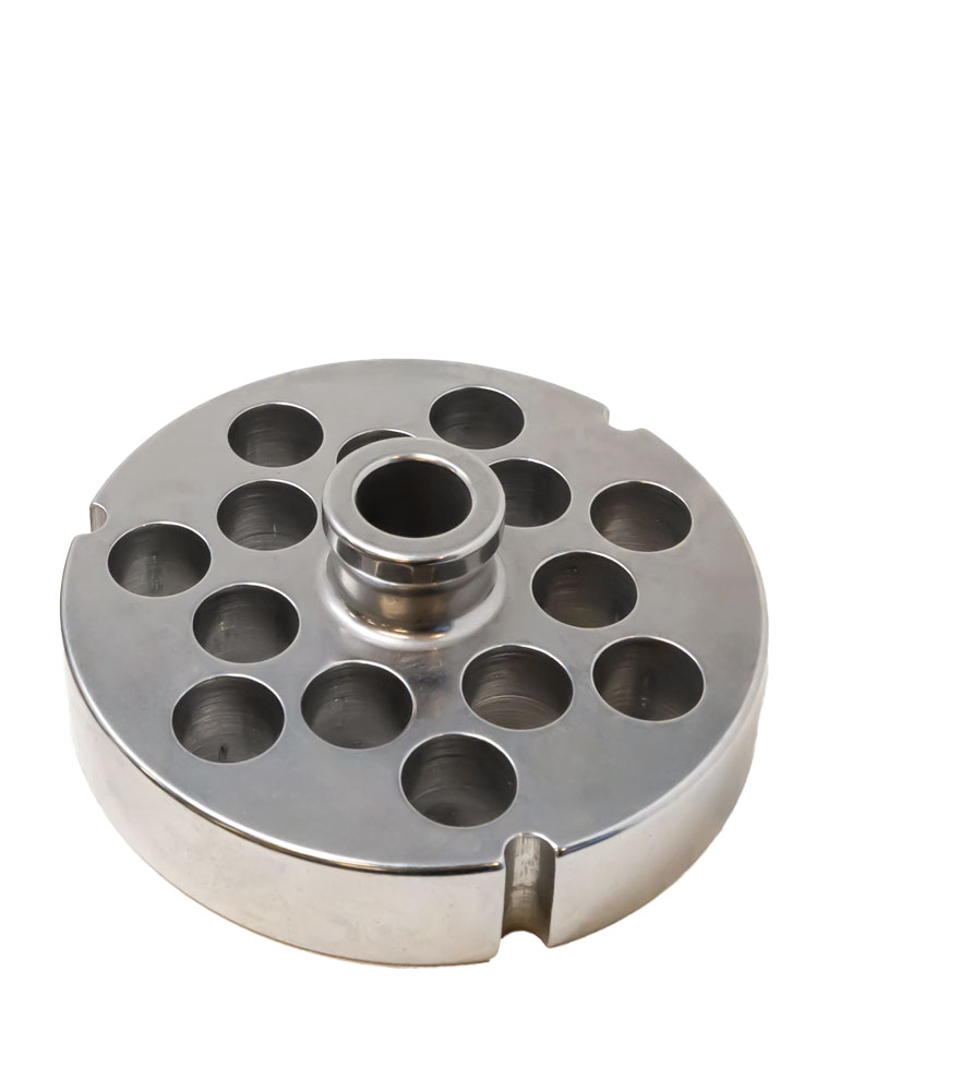 Stainless Steel #52 machine plate with hub 19.2mm (3/4″) – three notches/ round