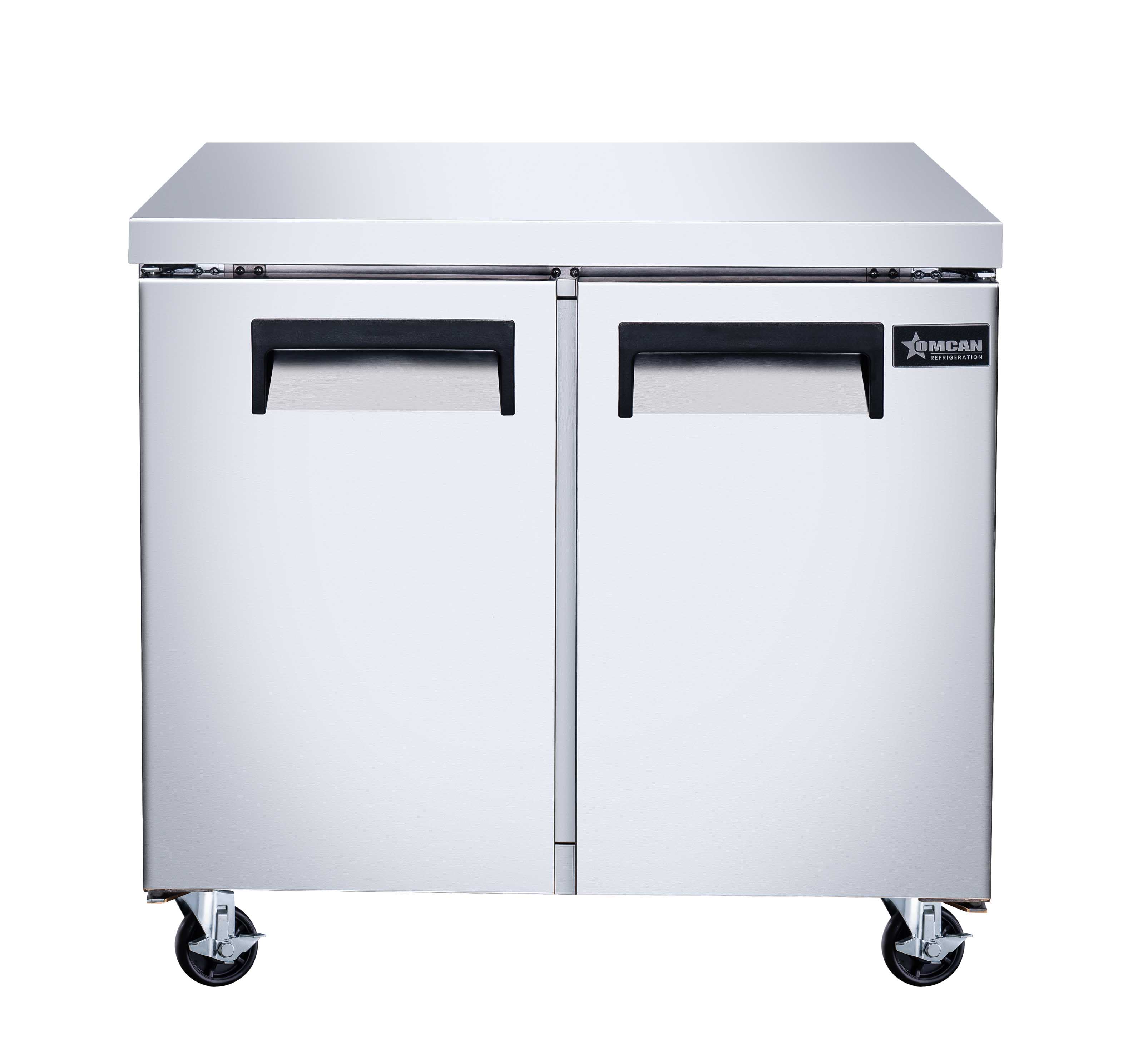 36″ Two (2) Door Undercounter Freezer, 8.7 cu. ft (246 L), Stainless Steel
