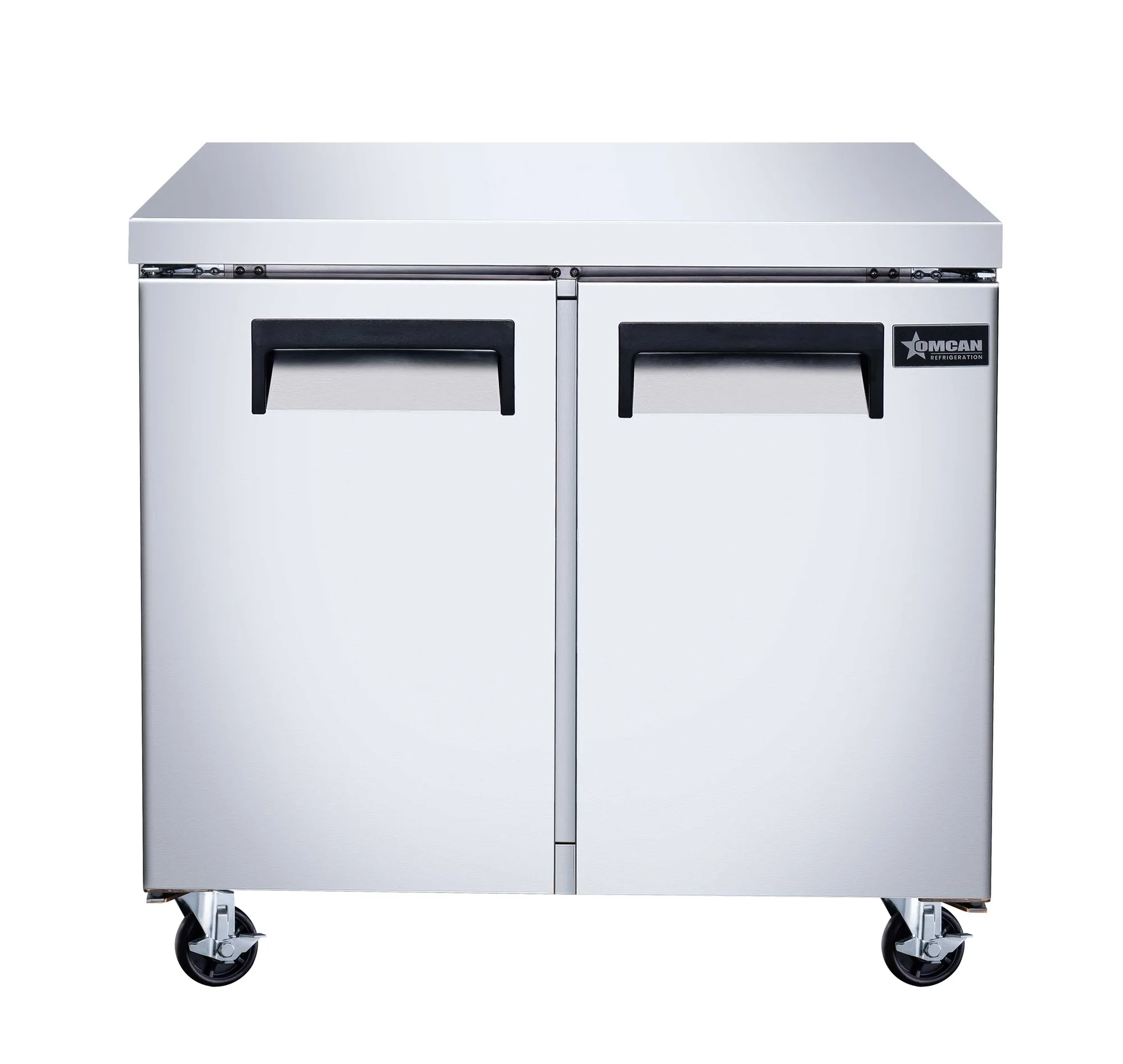 36″ Two (2) Door Undercounter Freezer, 8.7 cu. ft. (246 L), Stainless Steel