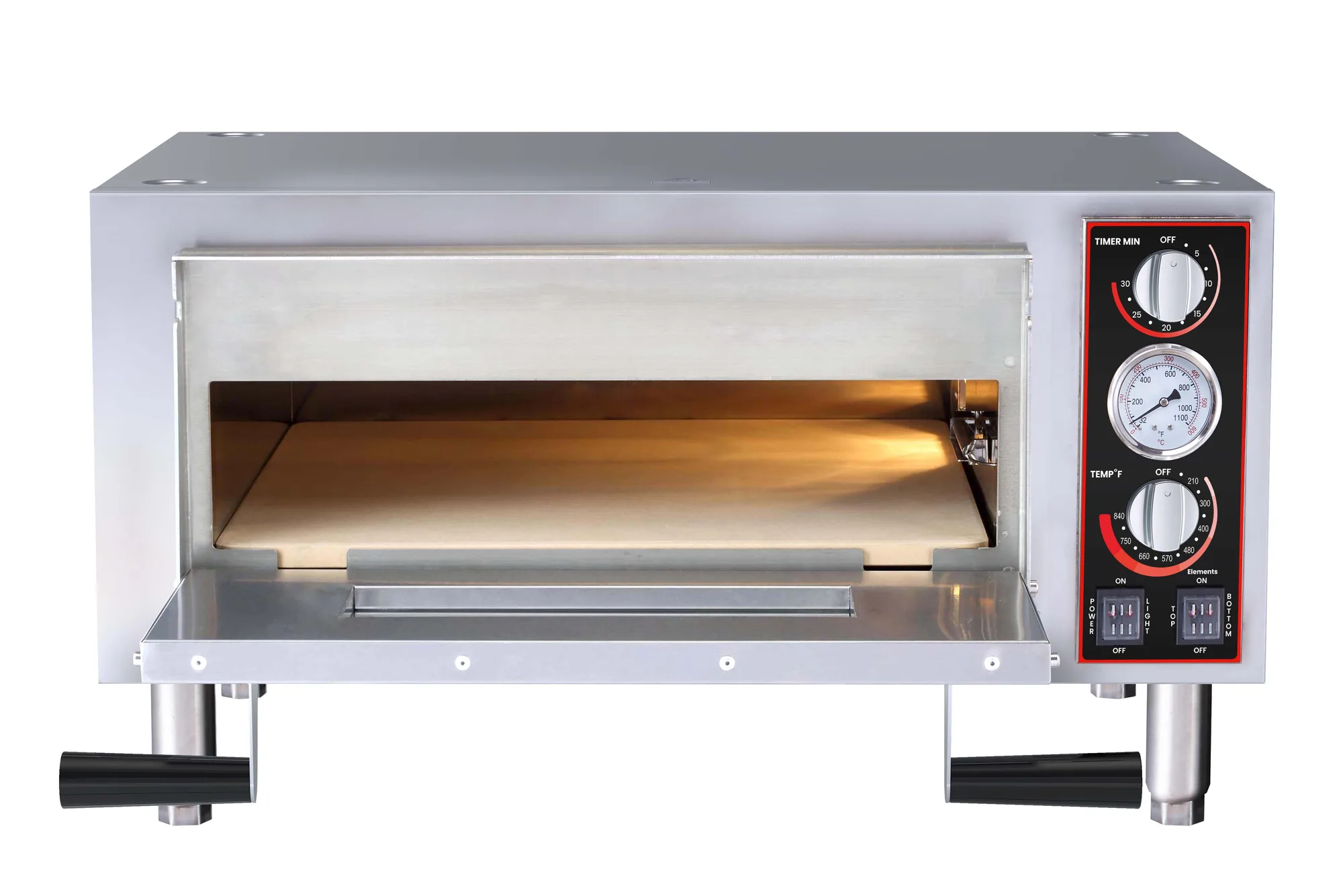 28″ Countertop Single Chamber Pizza Oven with 18″ Chamber
