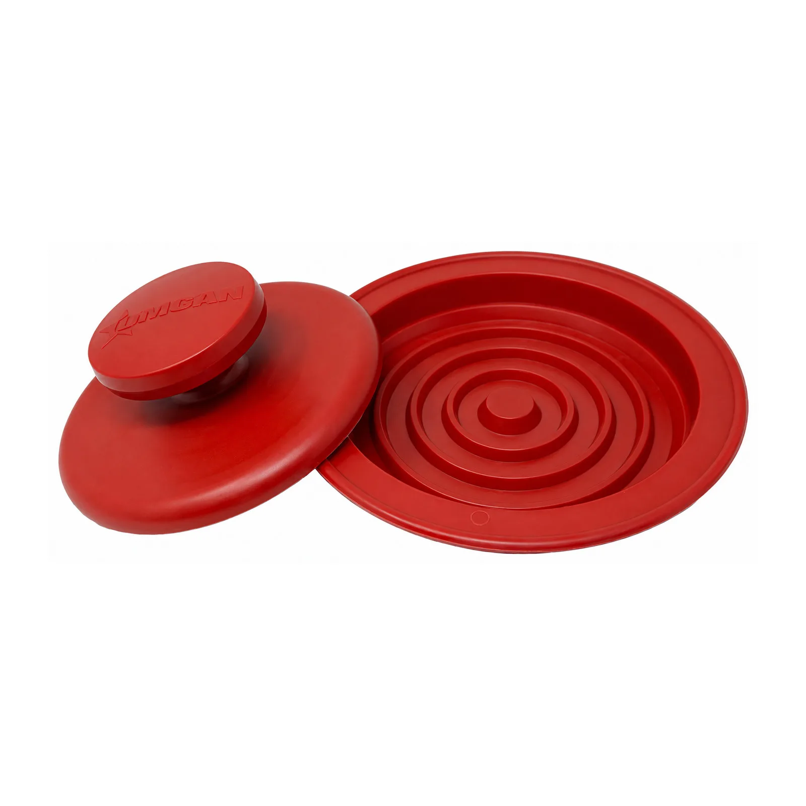 Red Plastic Hamburger Patty Press