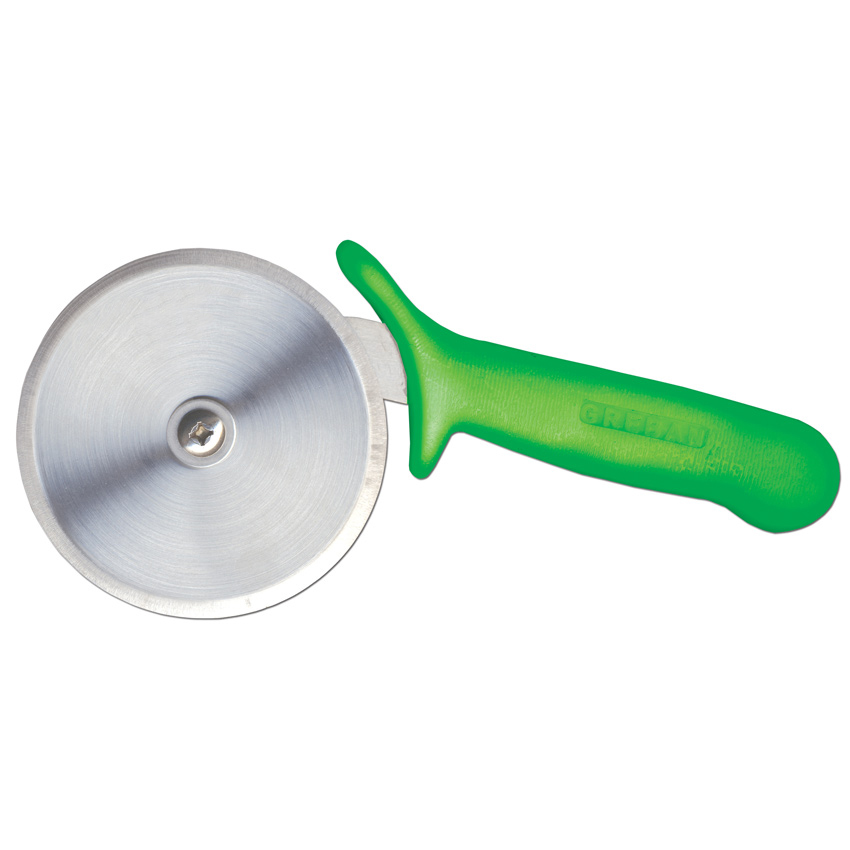 4-inch R-Style Pizza Cutter with Green Handle