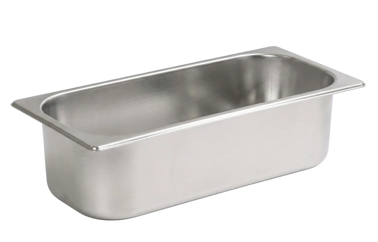 Omcan 4.6 Liter Stainless Steel Gelato Pan