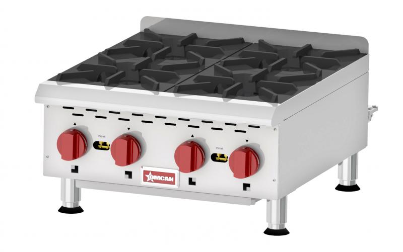 Countertop Stainless Steel Gas Hot Plate with 4 Burners