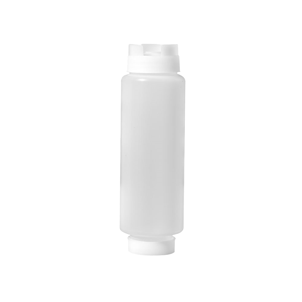 20 oz Clear Dual-way First In First Out Squeeze Bottle NSF