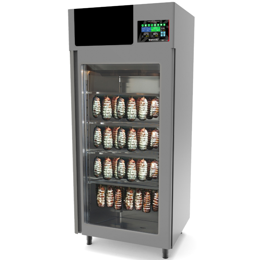 StagionelloEvo® 150 kg Curing Cabinet with ClimaTouch® and Fumotic®