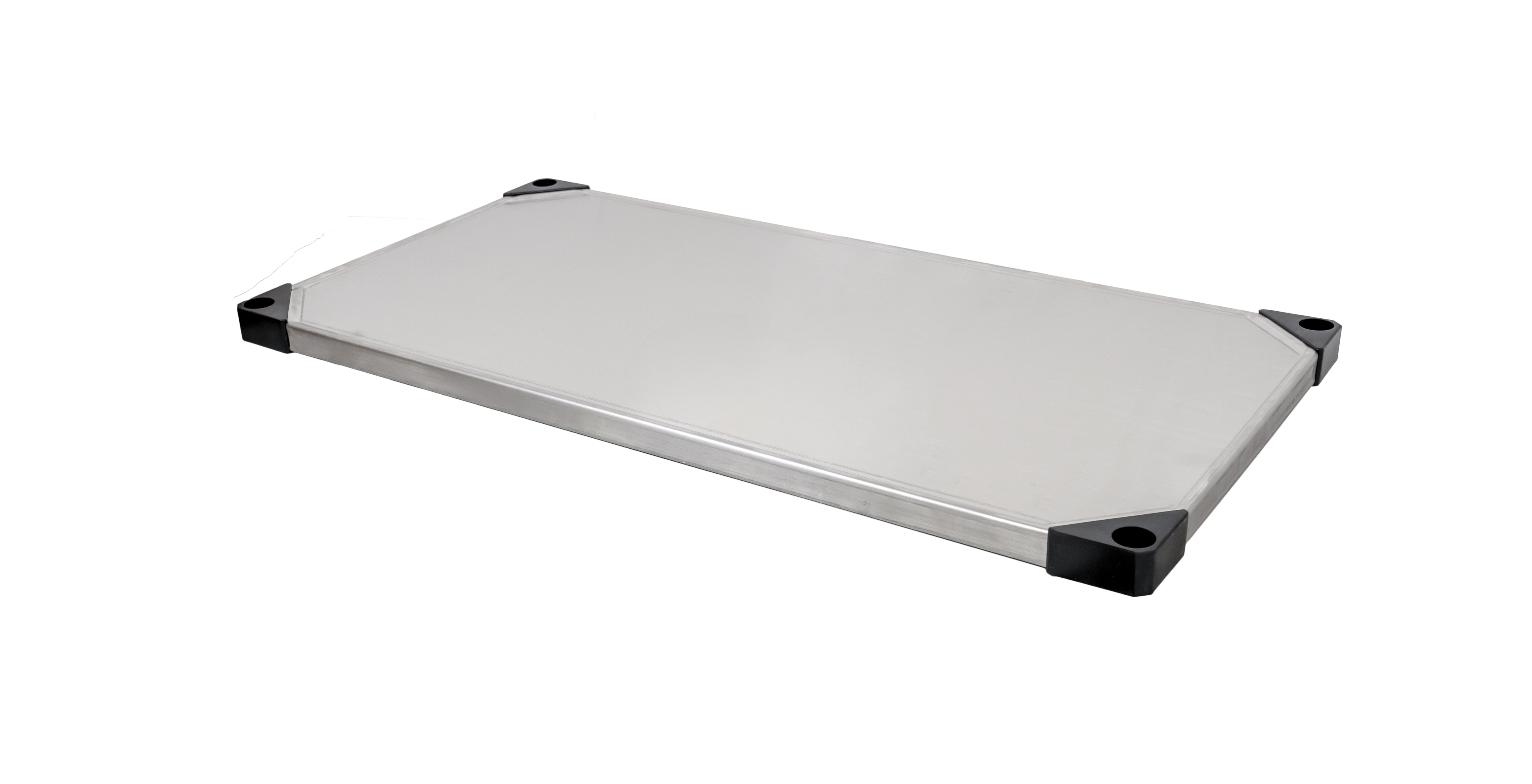 24″ x 48″ Stainless Steel, Solid Shelf