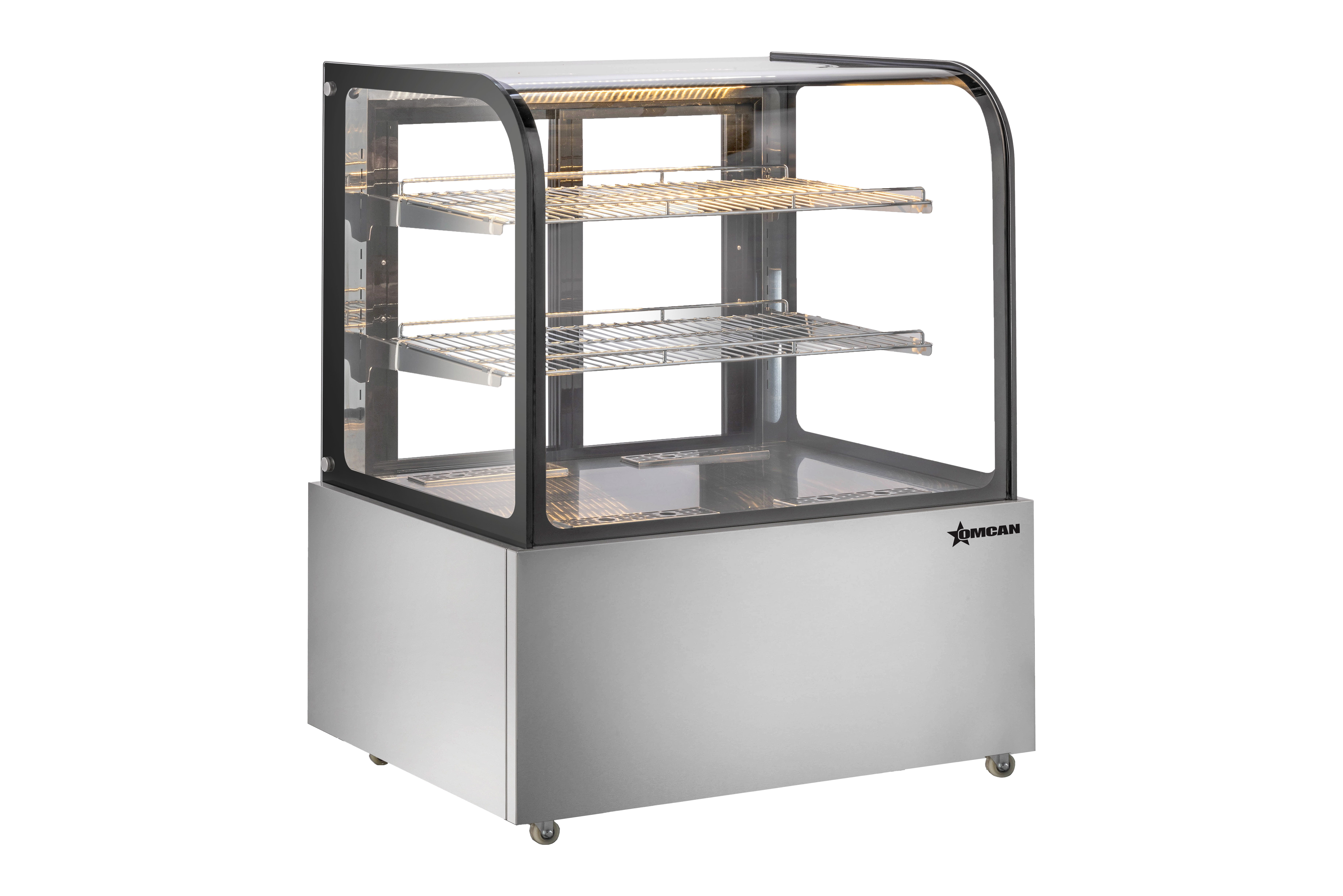 49" Floor Model Curved Glass Display Warmer with 460 L (16.2 cu. ft.) capacity - 110V, 800W