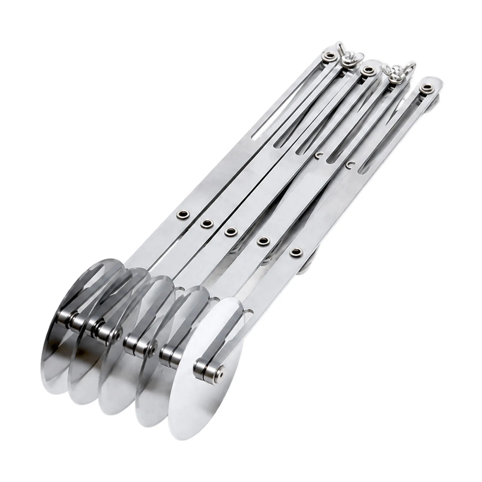 5-Wheel Stainless Steel Expandable Pastry Dough Cutter