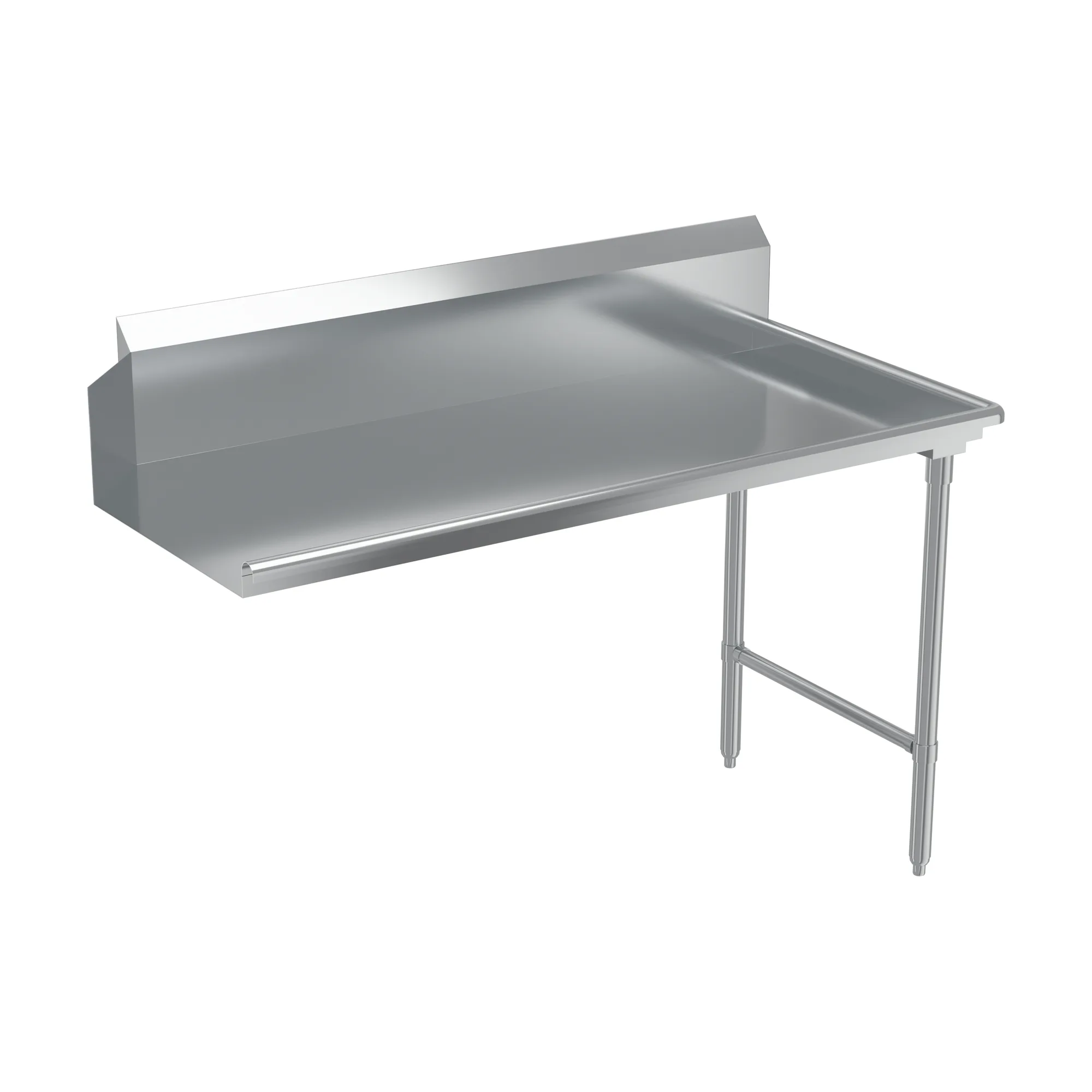 60″ 18 Gauge 304 Stainless Steel Clean Dish Table – Right Side