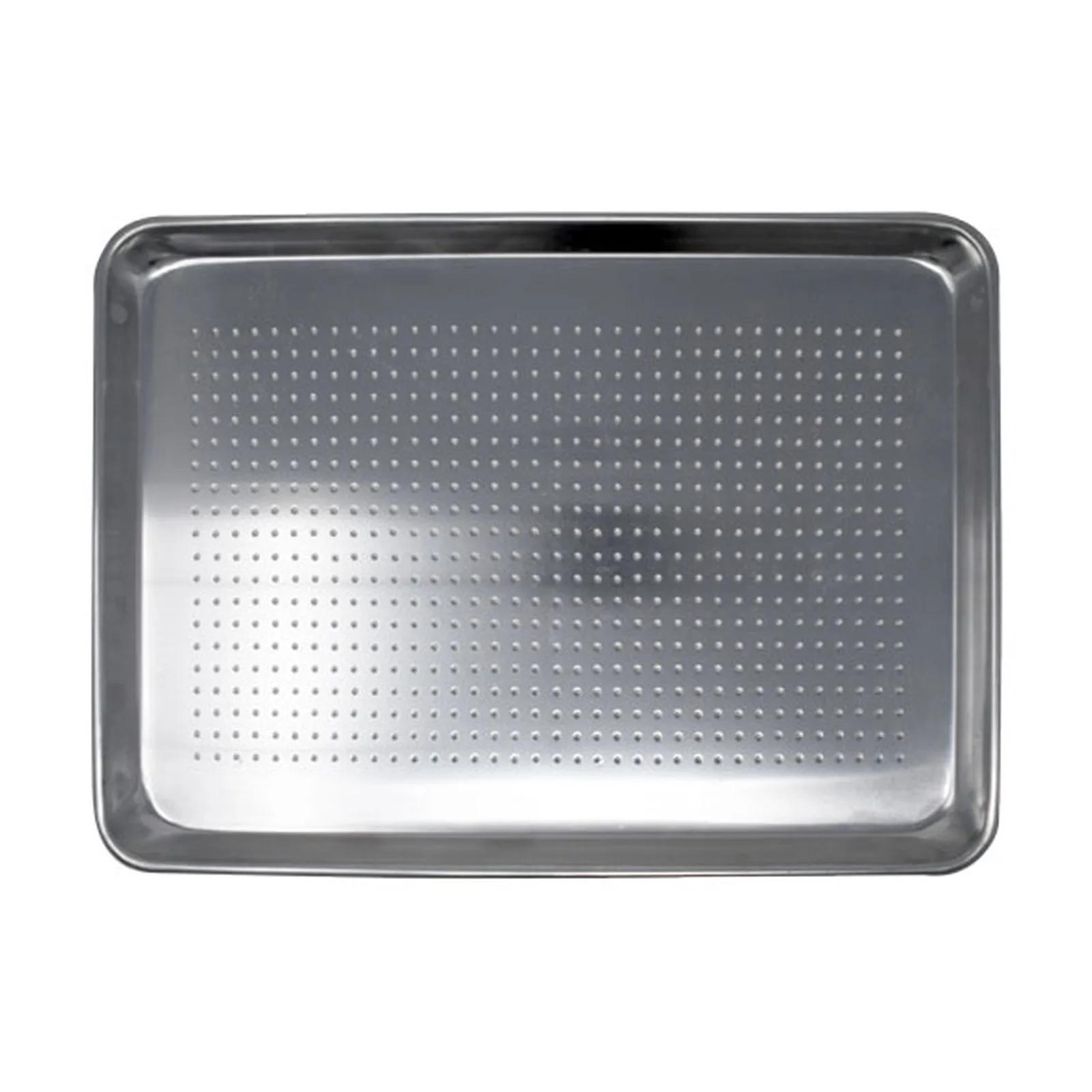 18″ x 13″ Half-Size Aluminum Perforated Bun Pan Tray 20-Gauge