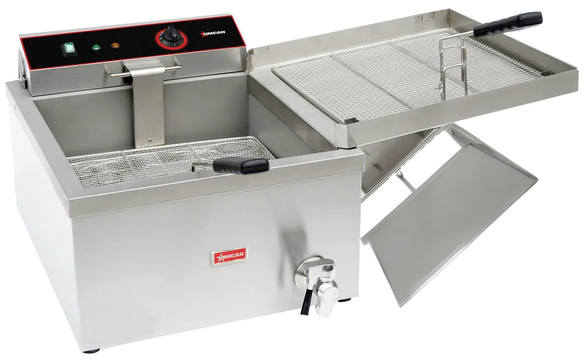 25 lb (3 Gal) Oil Capacity Countertop Donut/ Funnel Cake Electric Fryer – 208 – 240V, 1Ph, 3300 – 4400W