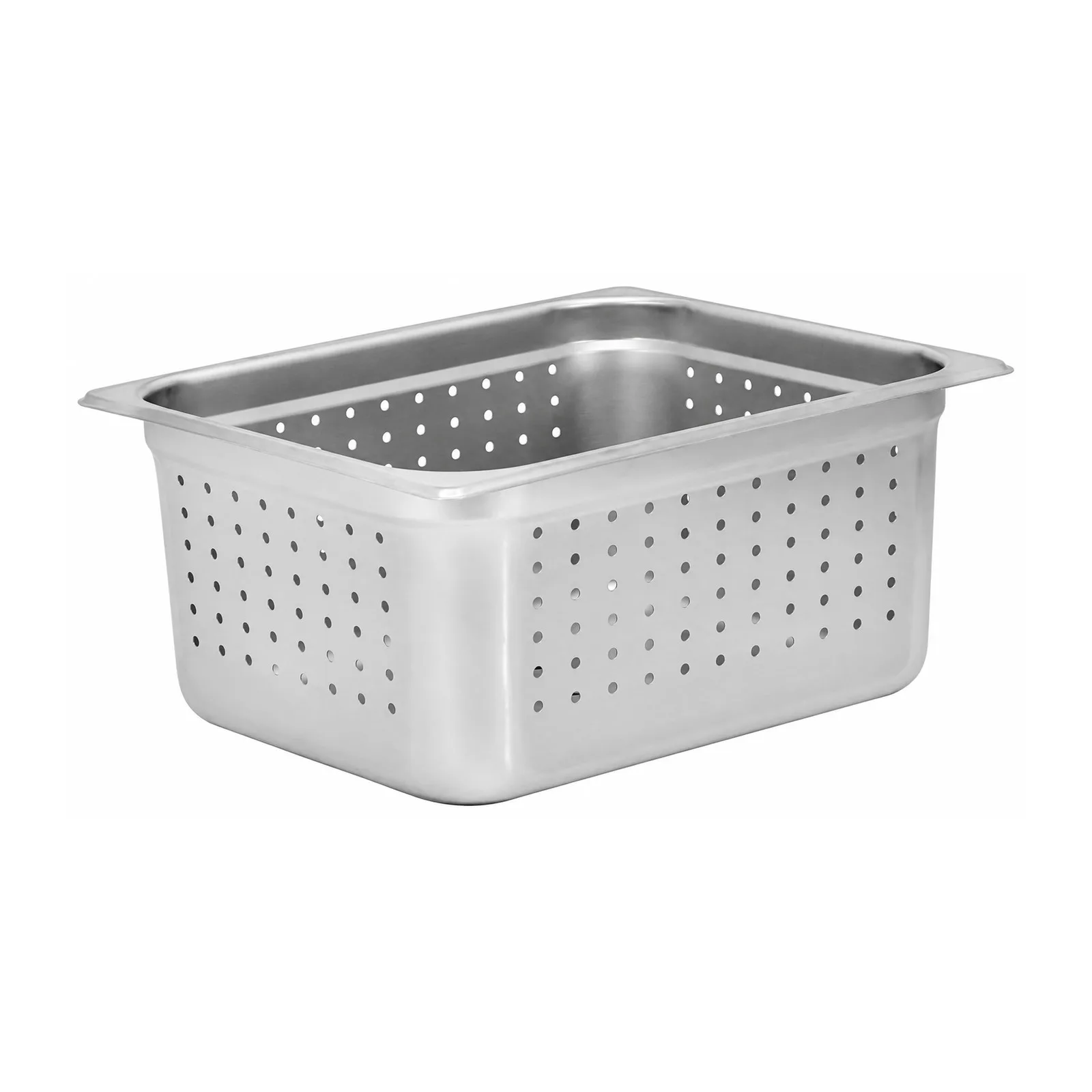 GN 1/2 Half-Size, 25-gauge Stainless Steel Perforated Steam Table Pan – 6″ Deep