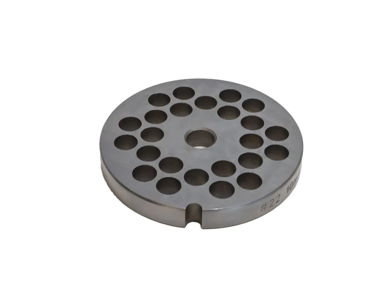 Carbon steel #22 machine plate, hubless, 10 mm (3/8″) – one notch / round