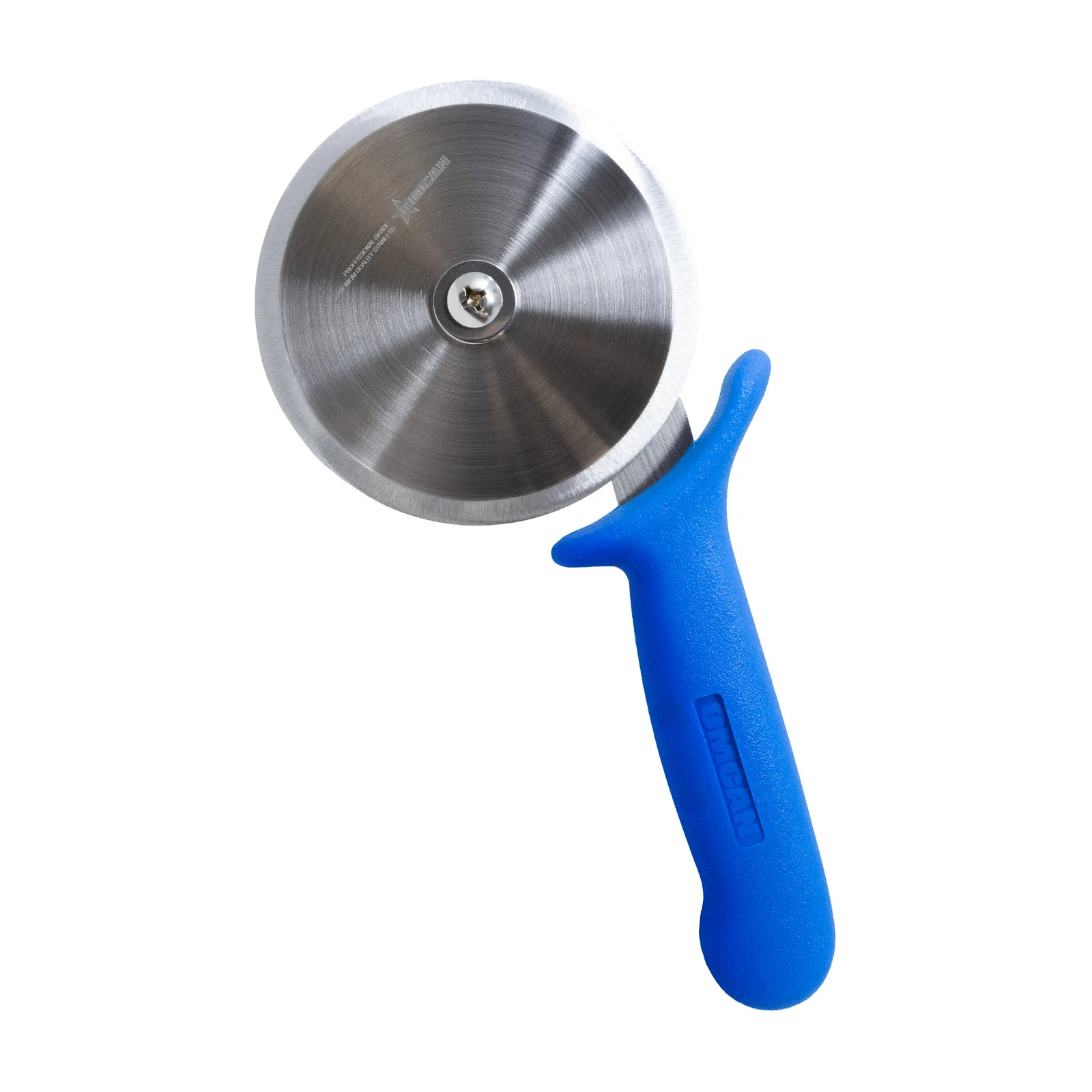 4″ R-Style Pizza Cutter with Blue Handle